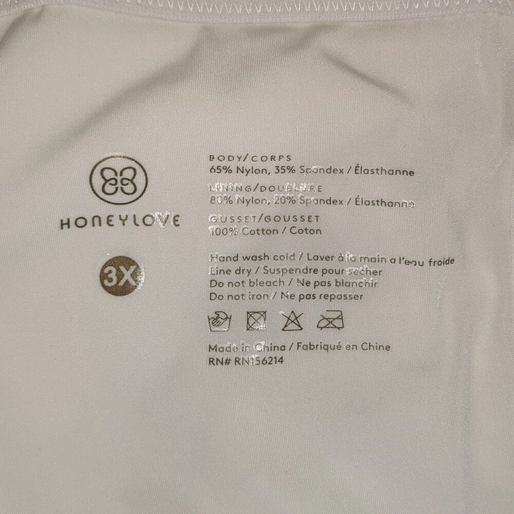Honeylove Queen Brief in White 3X - Picture 4 of 6